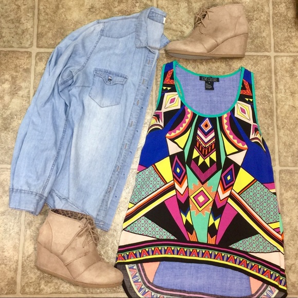 Colorful Aztec Racerback - Picture 3 of 3